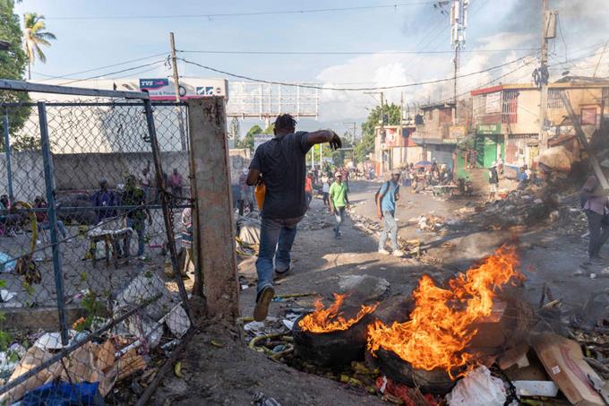 Protesta en Haití
