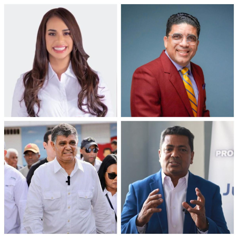 Carolina Mejía, Betty Gerónimo, Dío Astacio y Francisco Peña gastaron más de 103 millones en campaña