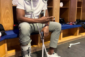 Usain Bolt, sufre lesión grave en partido penéfico