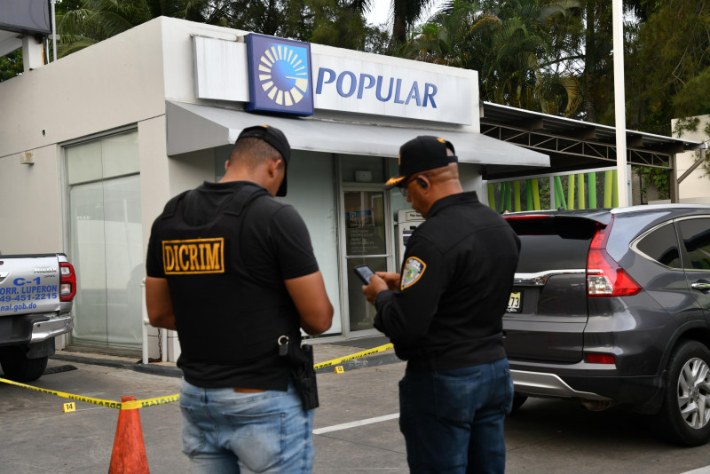 Asaltan sucursal del Banco Popular en la avenida Luperón