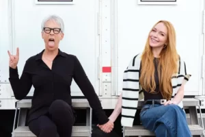 Lindsay Lohan y Jamie Lee Curtis vuelven a juntarse en un set de rodaje