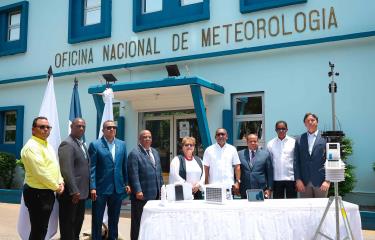Donan Estación Meteorológica a Onamet para facilitar rescates en la Cordillera Central