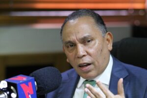 El vicepresidente y coordinador político de la Fuerza del Pueblo, Radhamés Jiménez Peña