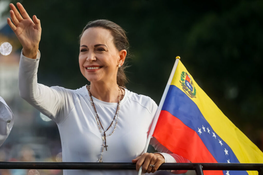 La líder de la oposición venezolana, María Corina Machado