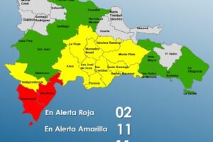 COE mantiene 24 provincias bajo alerta por el paso del huracán Beryl