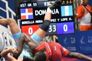 Rosado y Bonilla ganan bronce en Panam de lucha U17