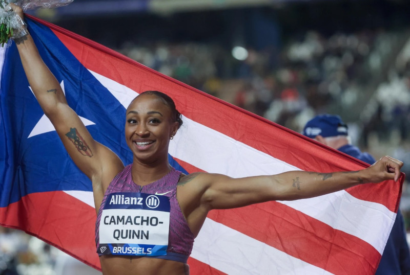 Jasmine Camacho-Quinn gana su primer título en la Liga Diamante
