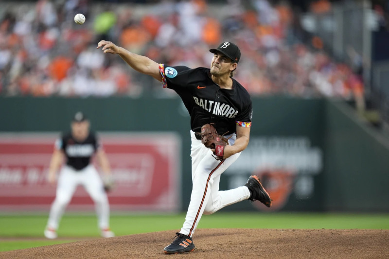 Dean Kremer cerca del no-hitter
