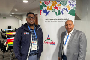 Quezada y Vidal en seminario para juegos bolivarianos