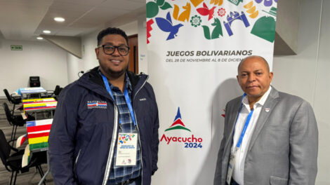 Quezada y Vidal en seminario para juegos bolivarianos