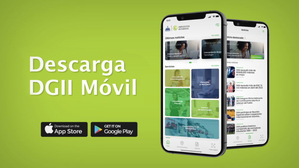 DGII ANUNCIA MEJORAS Y NUEVAS FUNCIONES EN APLICACIÓN MÓVIL