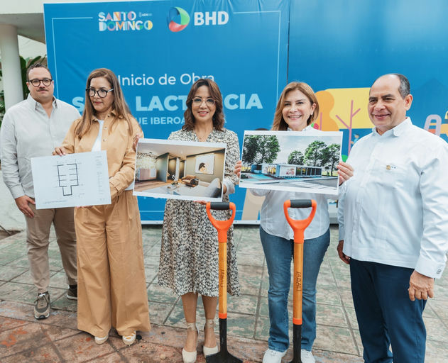 Banco BHD y Alcaldía del DN inician construcción de sala de lactancia en el parque Iberoamérica